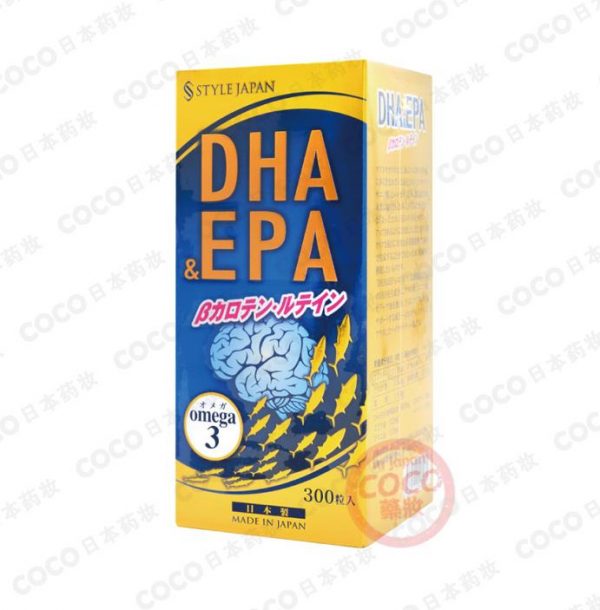 日本富山制藥 STYLE JAPAN DHA EPA 300粒