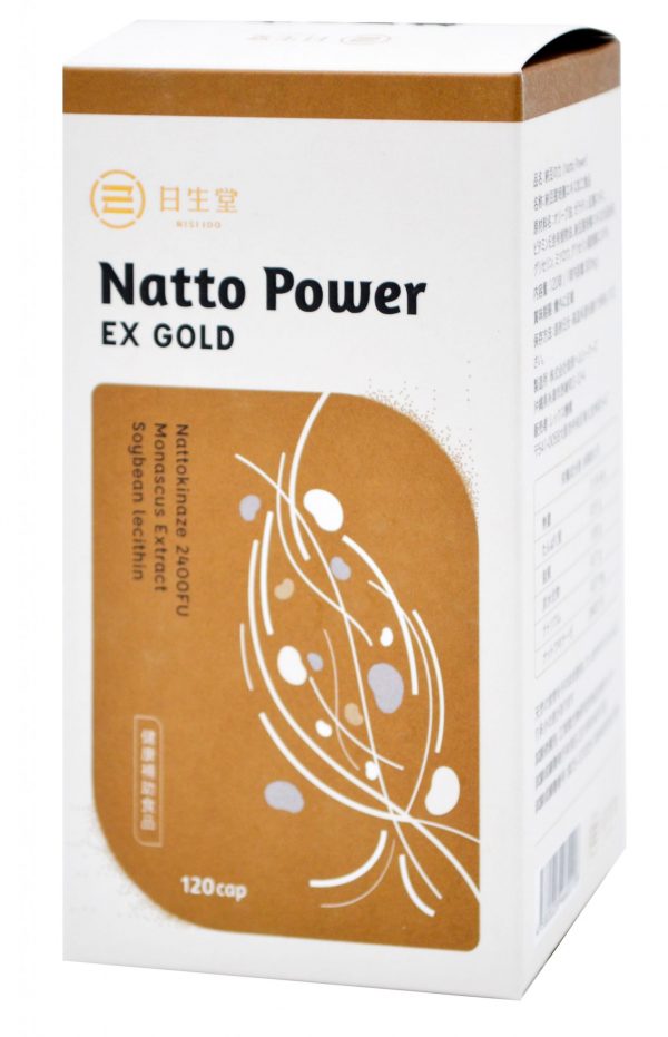 日本 日生堂 納豆力 120粒 Natto Power EX Gold