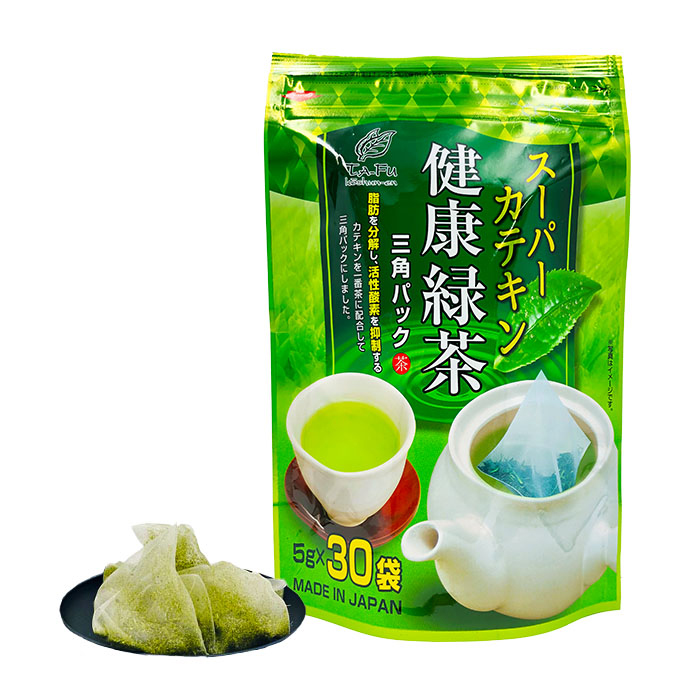 日本健康綠茶 三角立體綠茶包 袋布向春園綠茶 30袋 台灣現貨